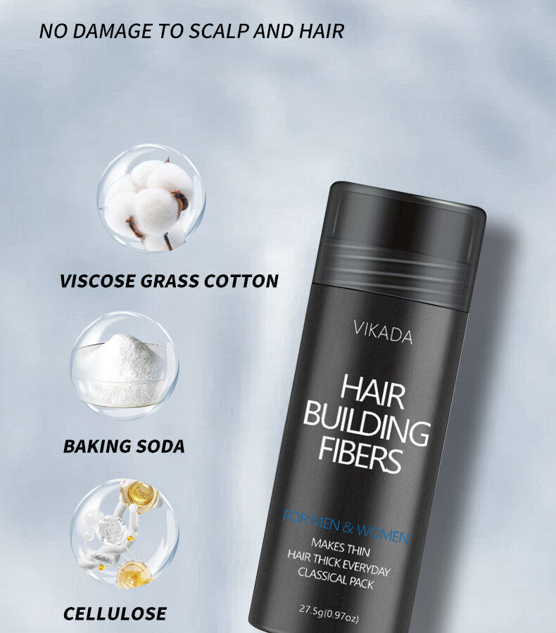 Hair Building Fibers Keratin Powder - Medium Brown 27.5g