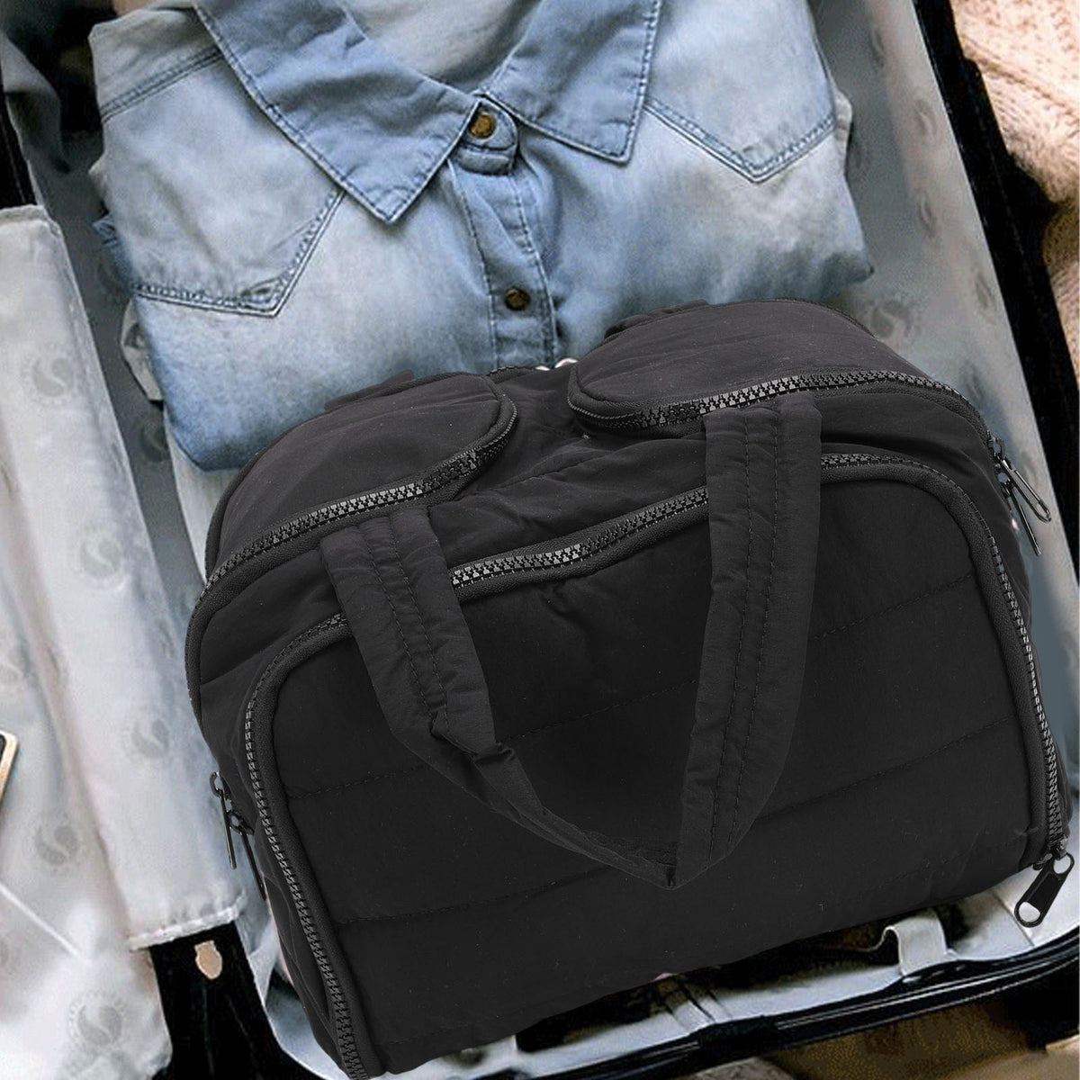 Women Waterproof Makeup & Toiletry Travel Organizer Bag
