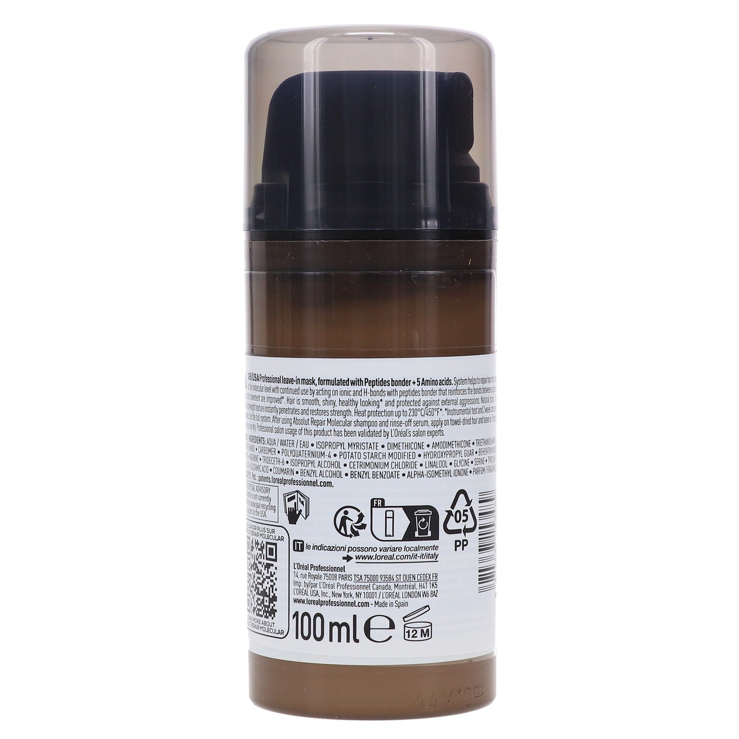 L'Oreal Professionnel Absolute Repair Molecular Leave-In Conditioner 3.4 oz
