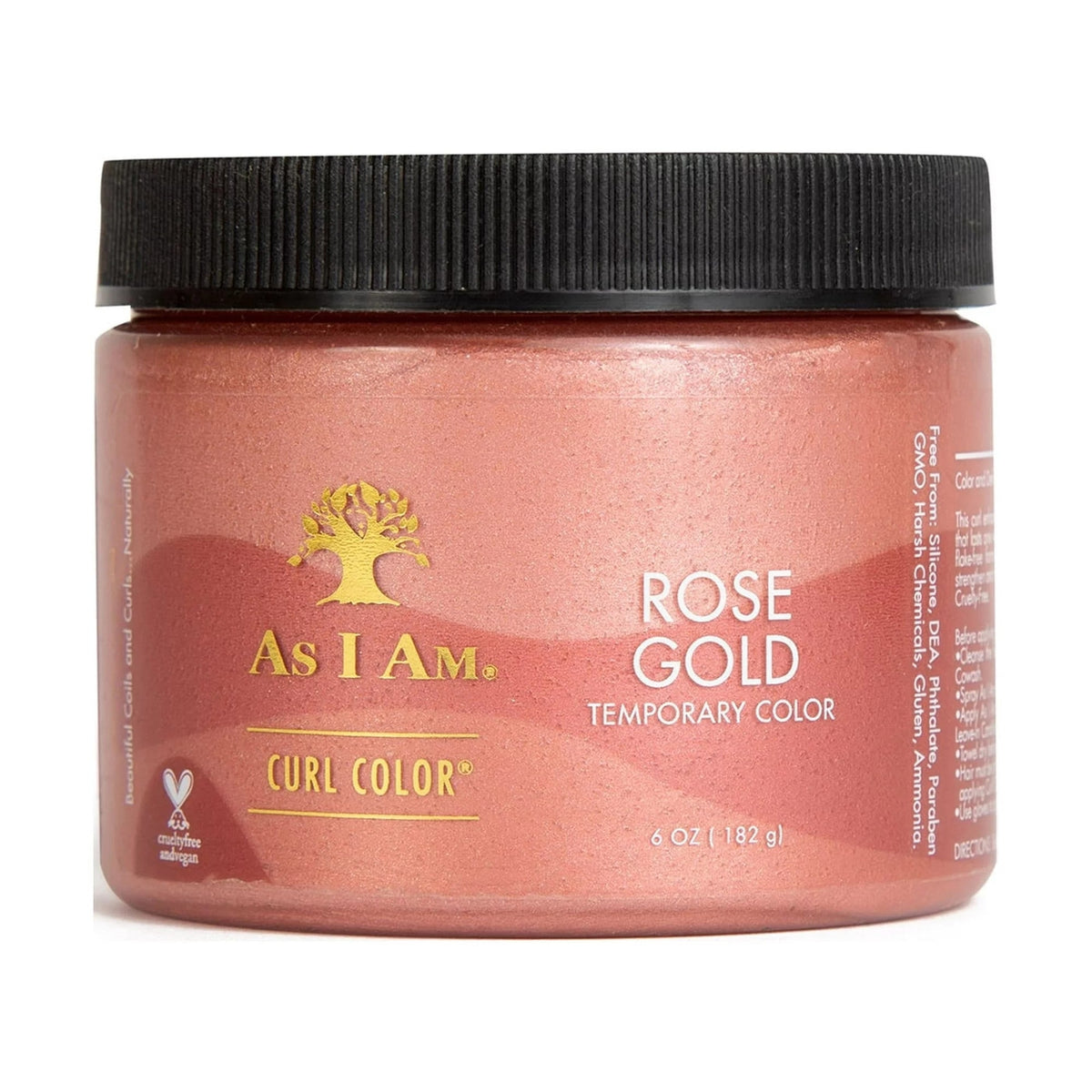 Curl Color Temporary Hair Gel - Rose Gold 6 oz