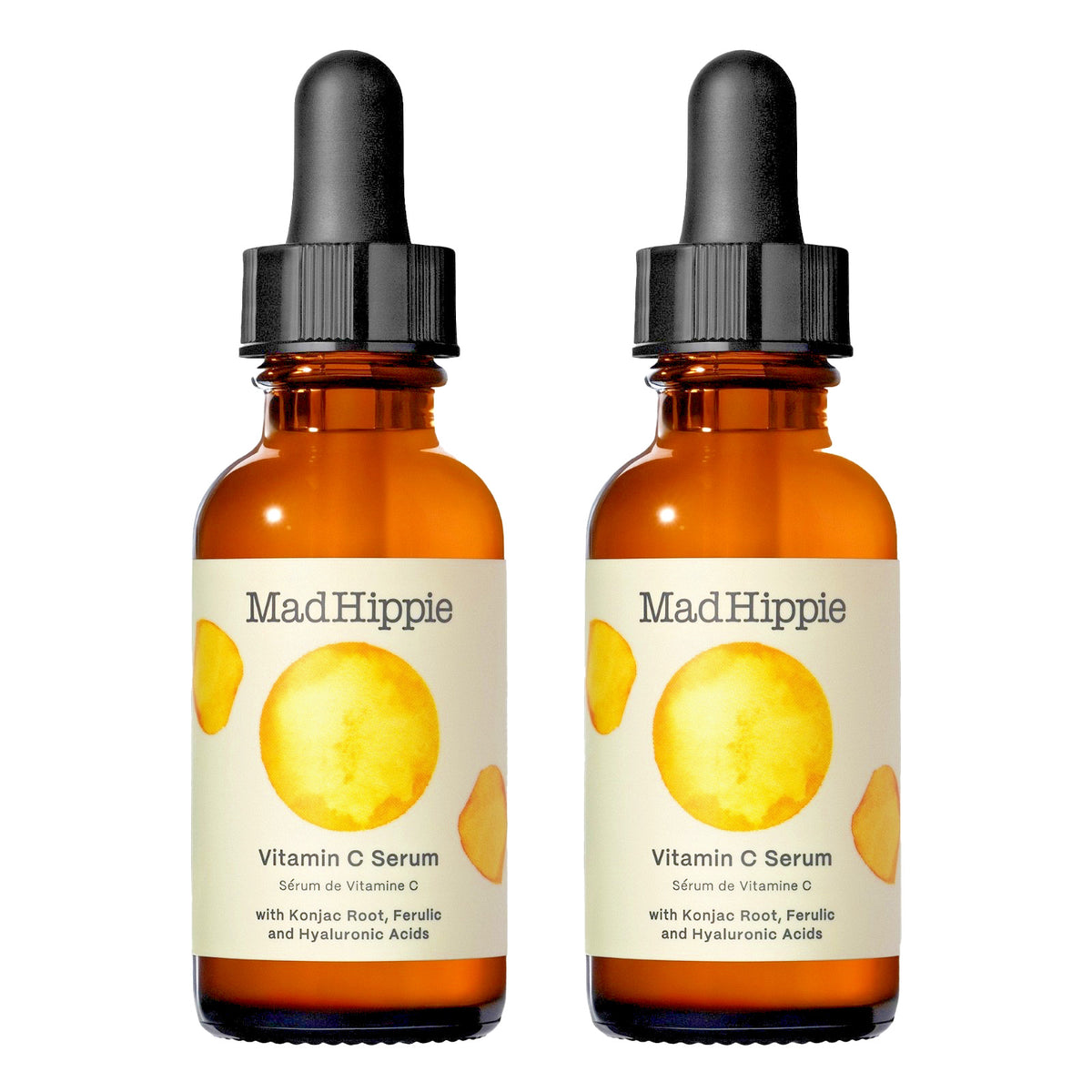 Vitamin C Serum 2-Pack - Brightening & Anti-Aging Face Serum with Vitamin E & Ferulic Acid