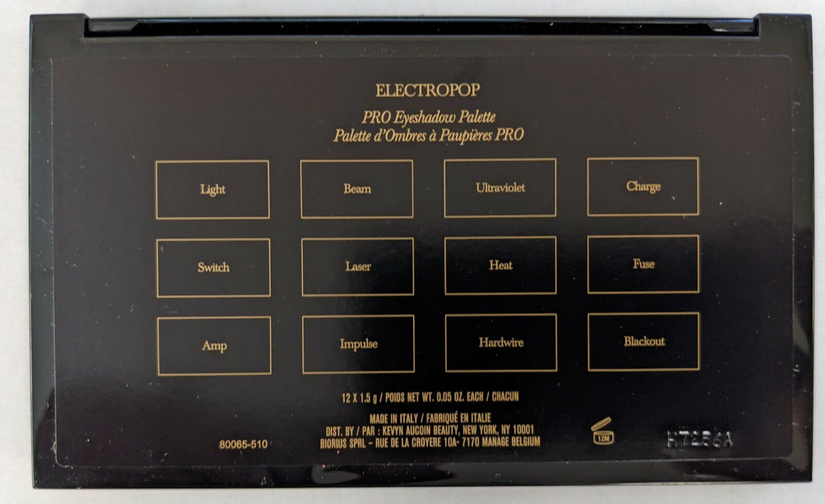 Eyeshadow Palette - Electropop Pro, 80065, New in Box, Makeup for Eyes