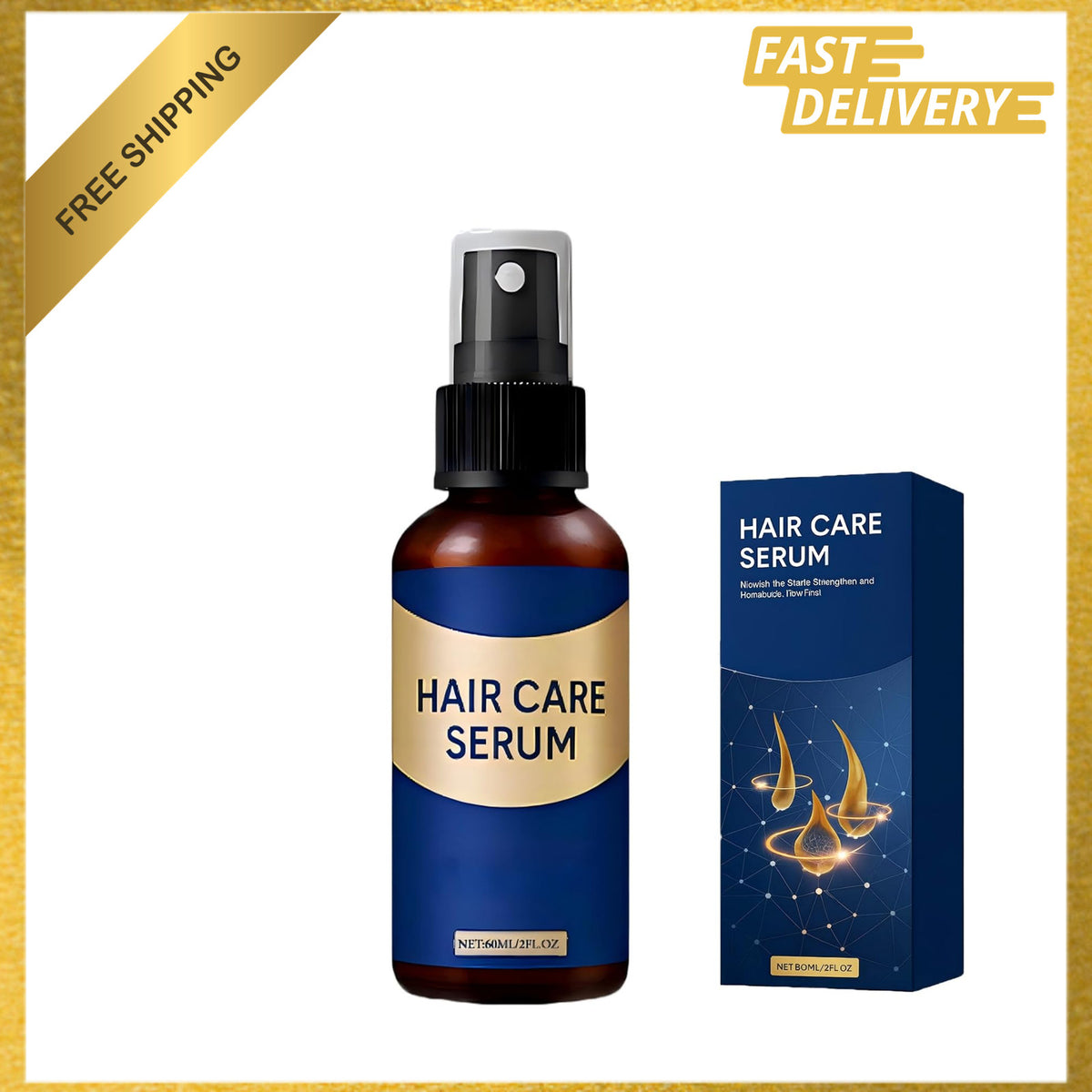 Rosemary Oil Hair Growth Serum with Biotin & Black Castor