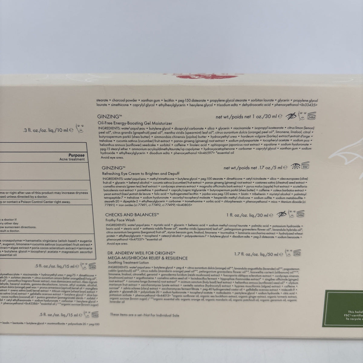 Origins Skincare Gift Set - 7-Piece Skincare Collection for Radiance