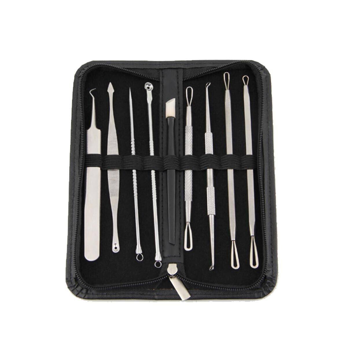 Blackhead Remover Tool Kit - Pimple Acne Extractor with Stainless Steel Needles