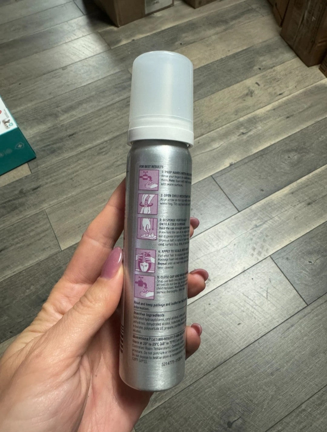 Women's Hair Regrowth Foam 5% Minoxidil 2.11 Oz
