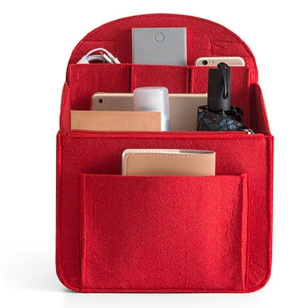 Portable Makeup Organizer Insert for Travel Backpack & Bags - Divider & Storage
