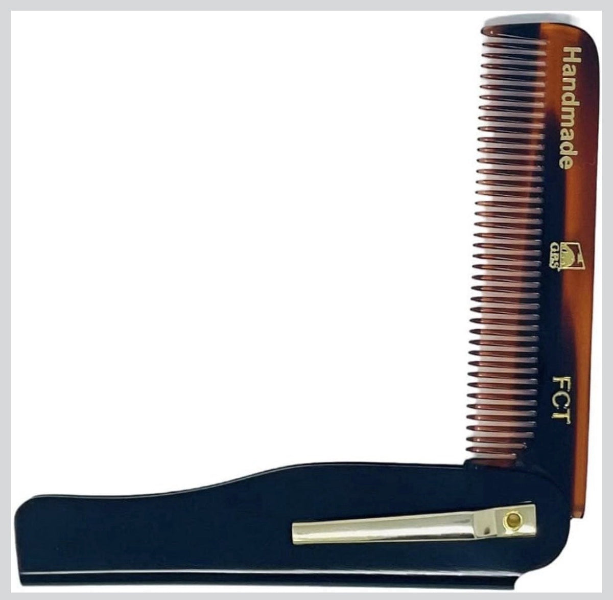 Travel Folding Comb Set for Hair, Beard & Mustache - 3 Pack