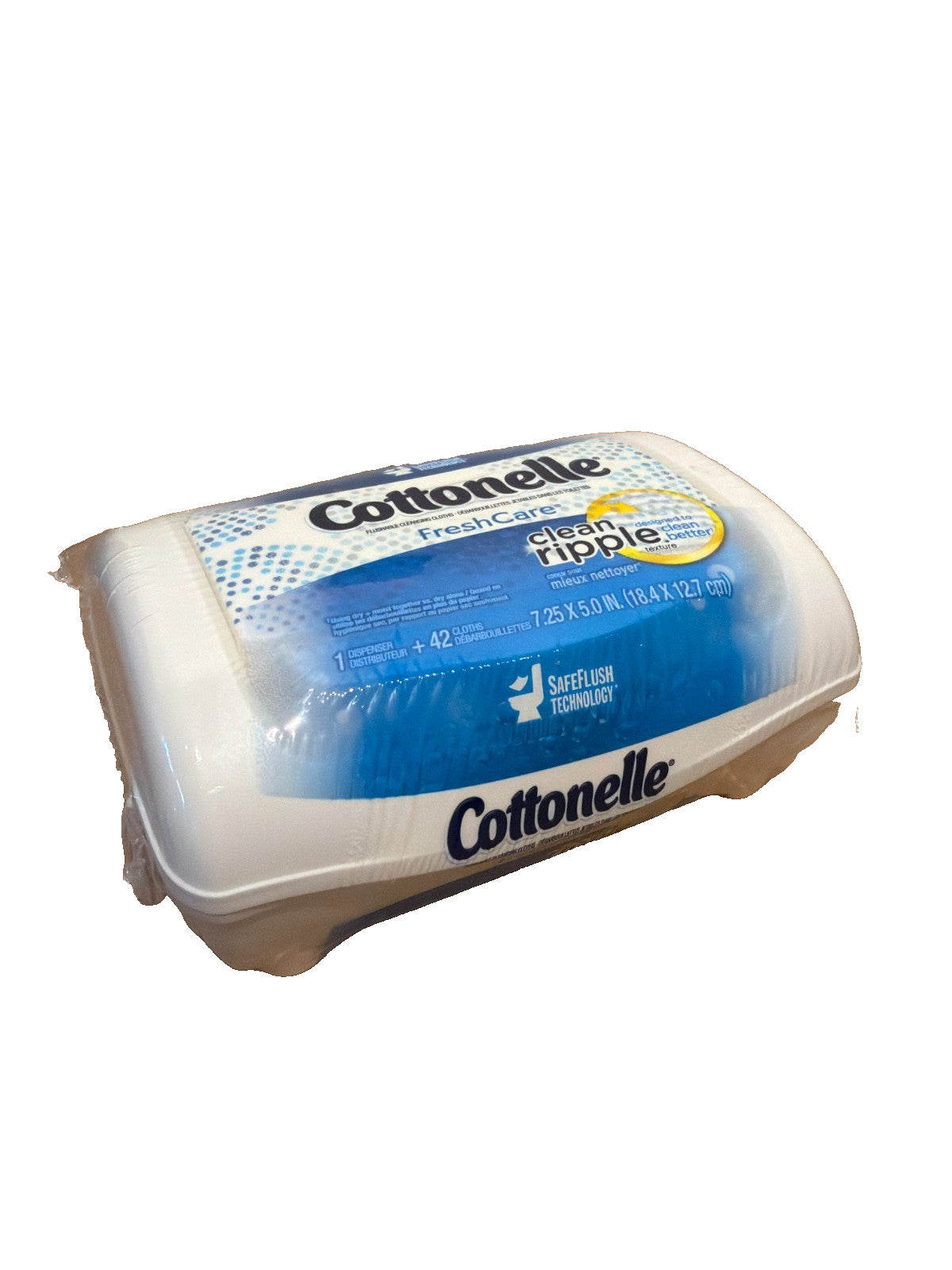 Cottonelle Flushable Wipes - 42 Count, CleanRipple Texture, SafeFlush Technology