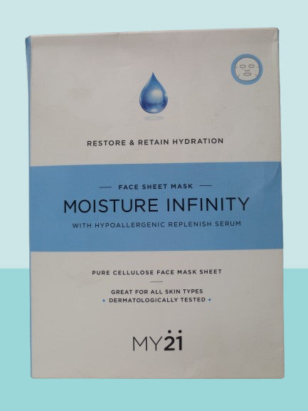 Moisture Infinity Hypoallergenic Face Mask Sheets 10-Pack