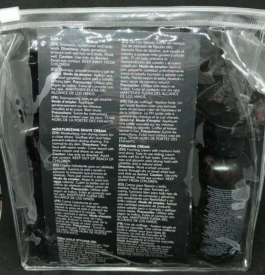 American Crew Grooming Kit Shampoo Conditioner Styling Gel Forming &