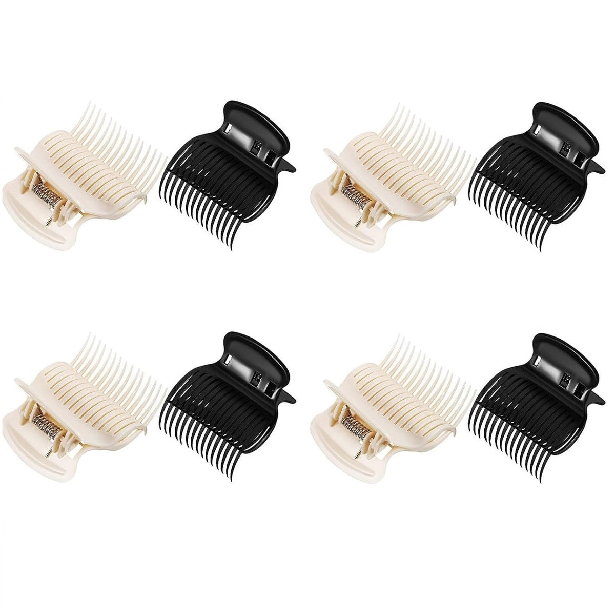 8 Pack Hot Roller Clips Hair Curler Claw Clips Replacement for Styling