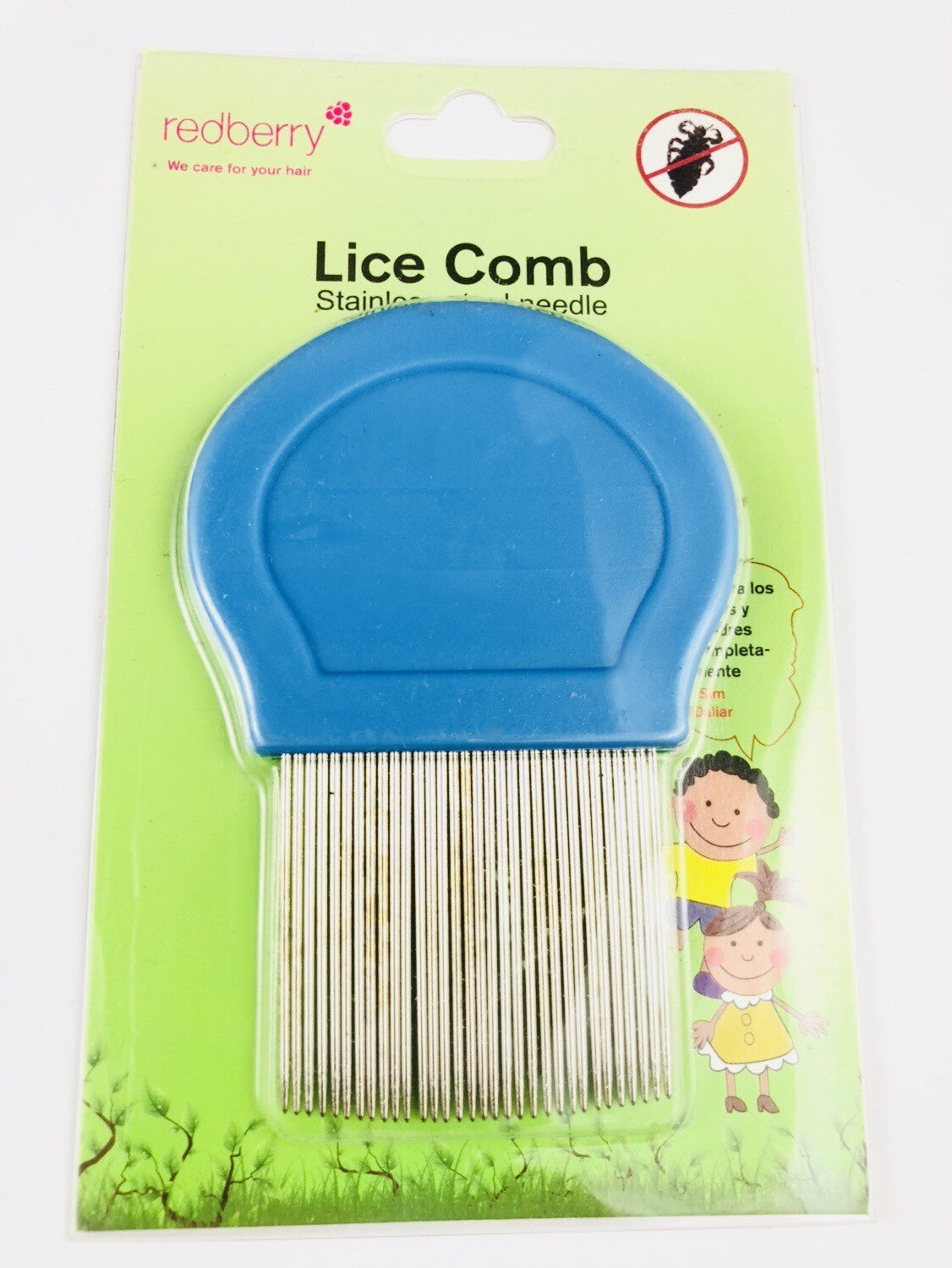 Lice Comb - Stainless Steel Nit Treatment Comb for Kids & Adults - 2 Pack