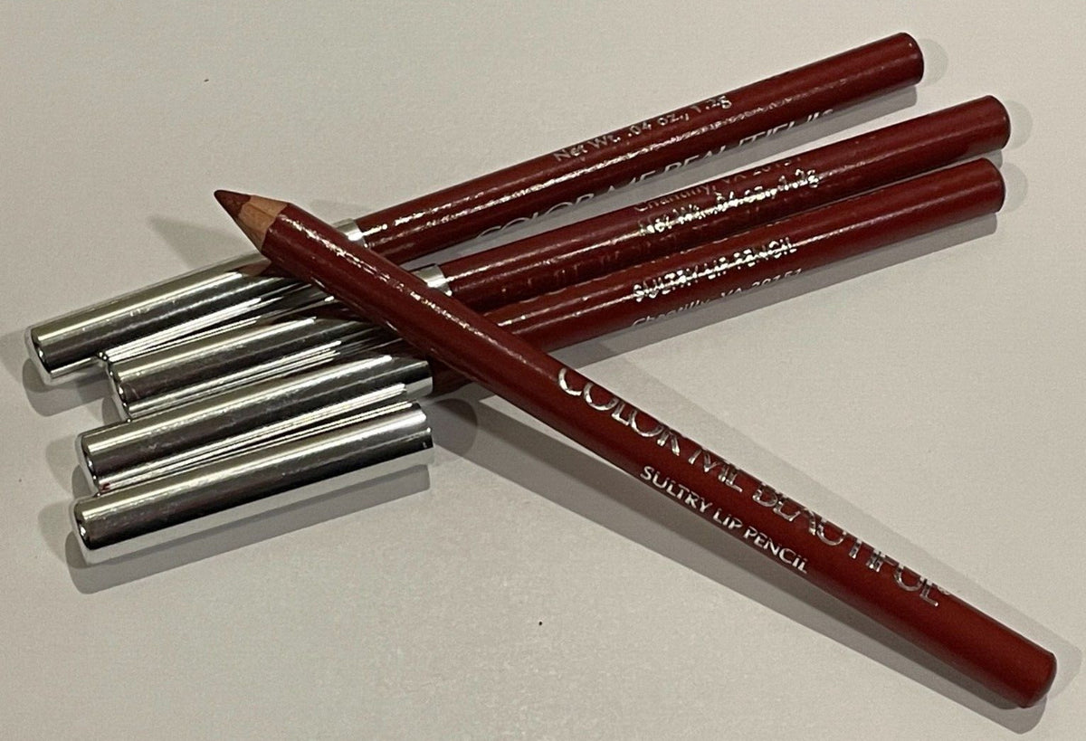 Set of 4 Lip Pencils - Color Me Beautiful Sultry Lip Makeup