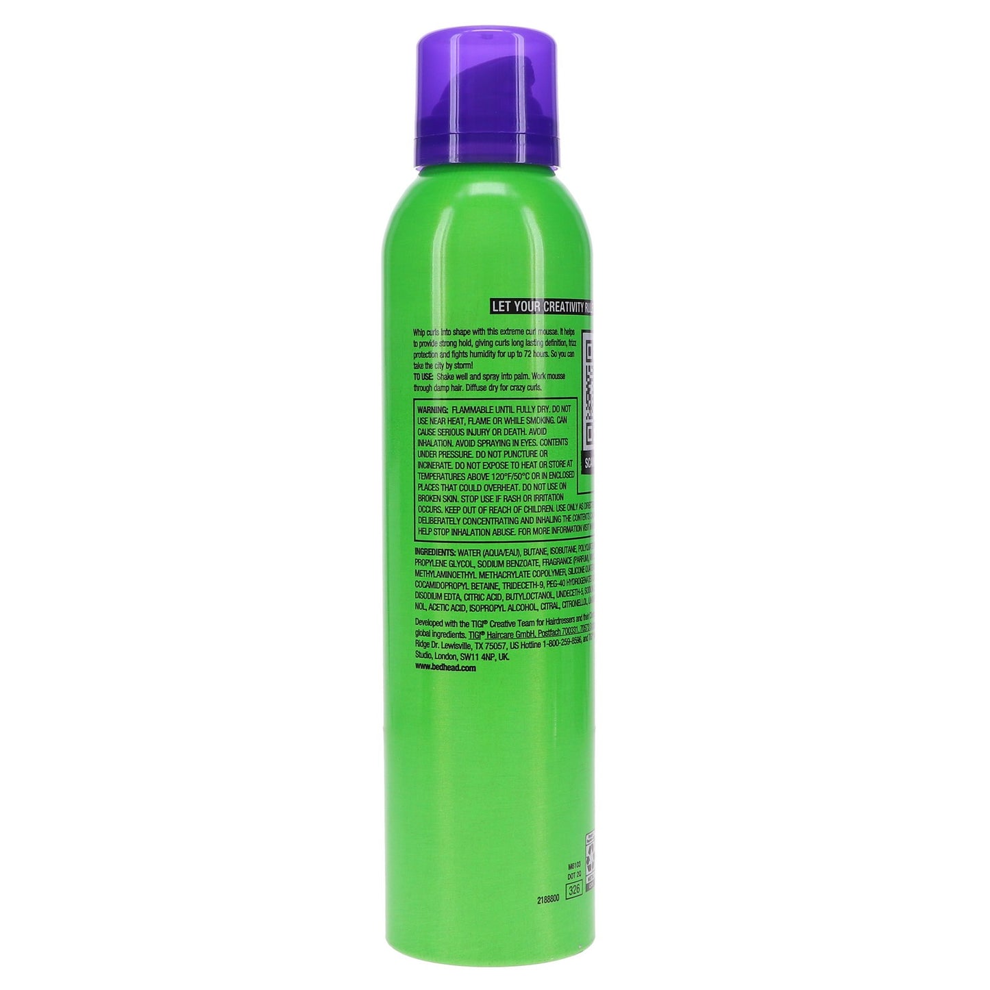 Extreme Curl Mousse for Curly Hair - Taming Frizz & Defining Curls 8.4 oz