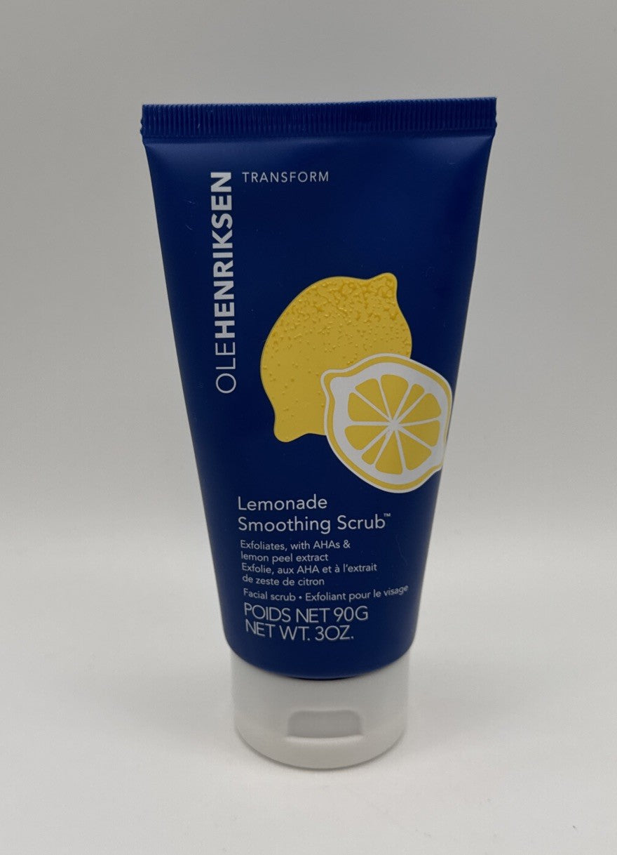 Ole Henriksen Lemonade Smoothing Scrub w/ FREE SCRUB BRUSH & TOTE ~