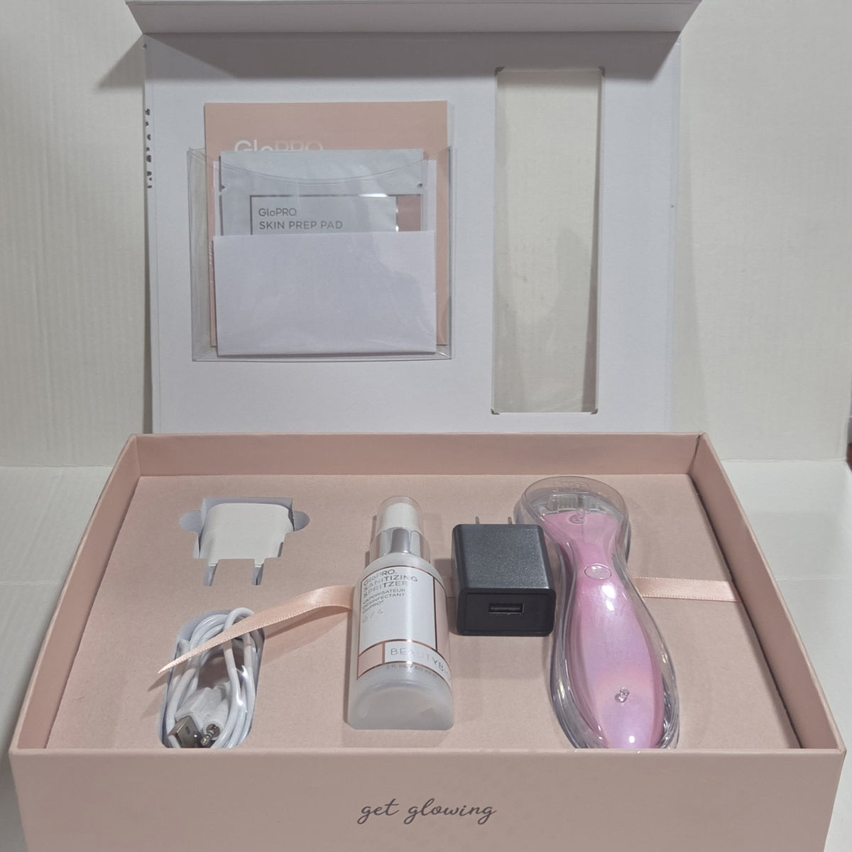 Microneedling Skin Regeneration Tool with LED Light and USB Charger