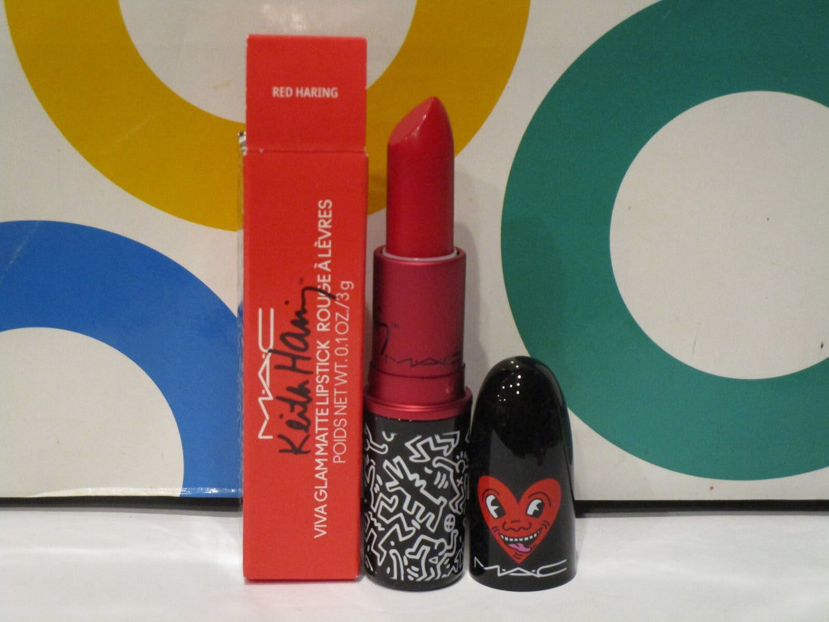 Matte Red Lipstick - Haring Viva Glam Lip Color 0.1 oz - Unisex
