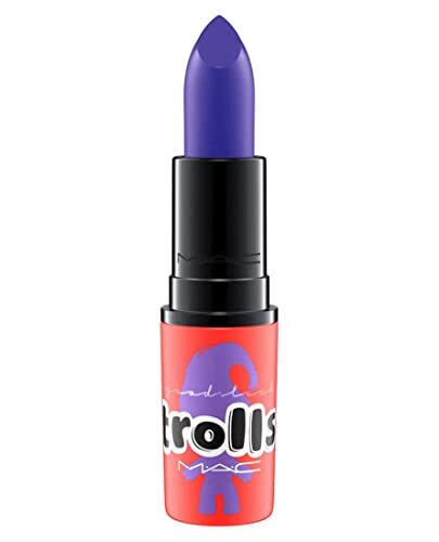 MAC Good Luck Trolls Collection Lipstick Midnight Trolls 0.1oz - New