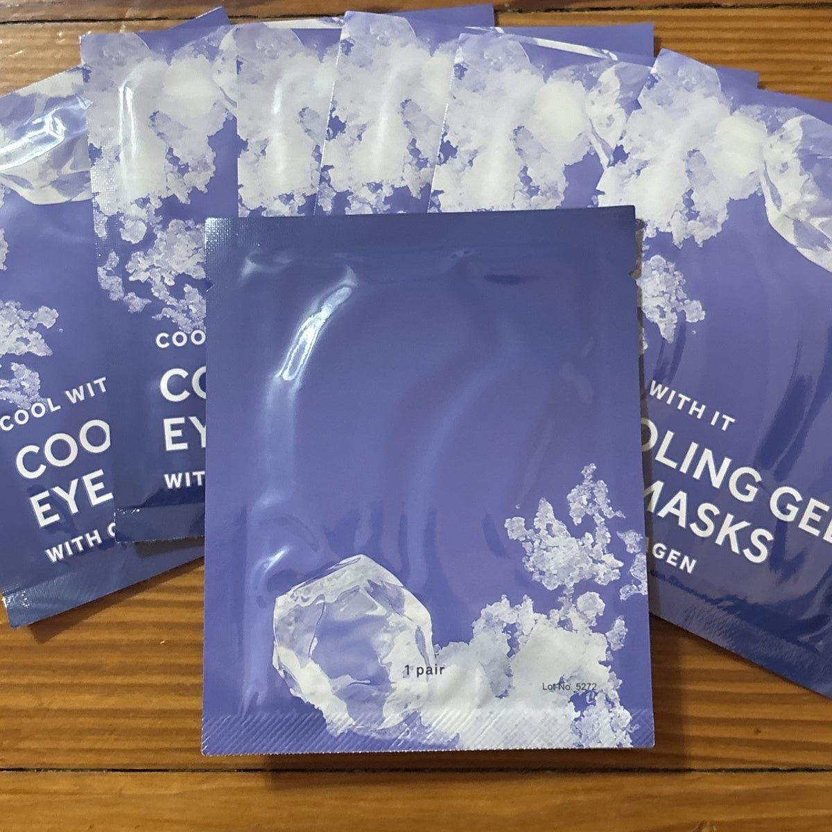 Cooling Gel Under Eye Masks - 7 Sets for Puffiness & Dark Circles