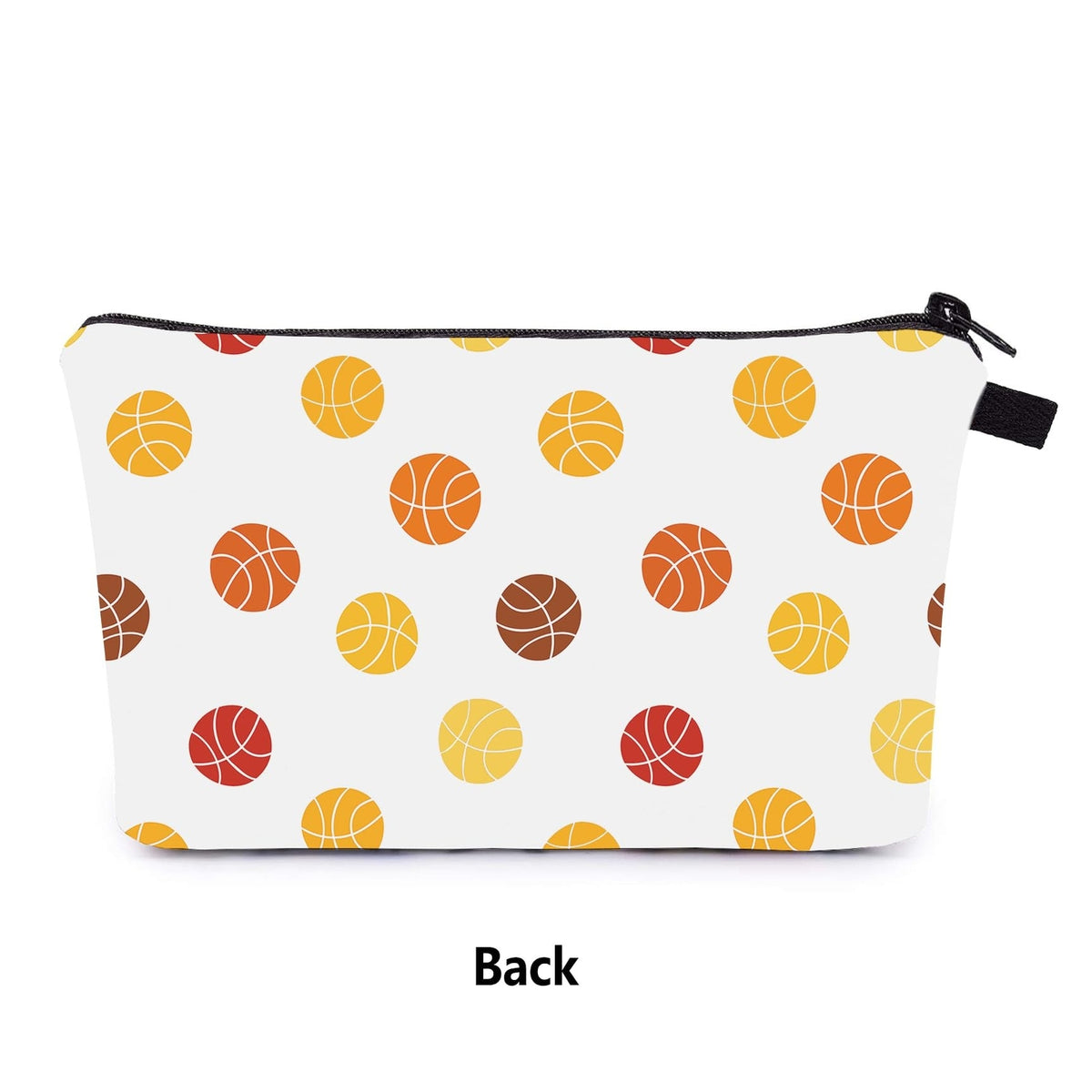 Basketball Makeup Bag Travel Cosmetic Organizer for Women and Girls