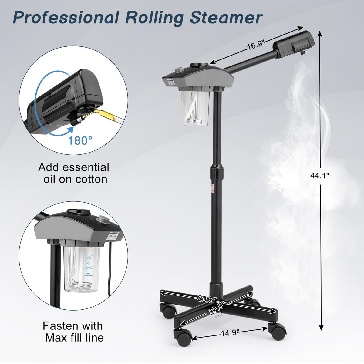 Professional Facial Steamer Machine - 750W Ionic