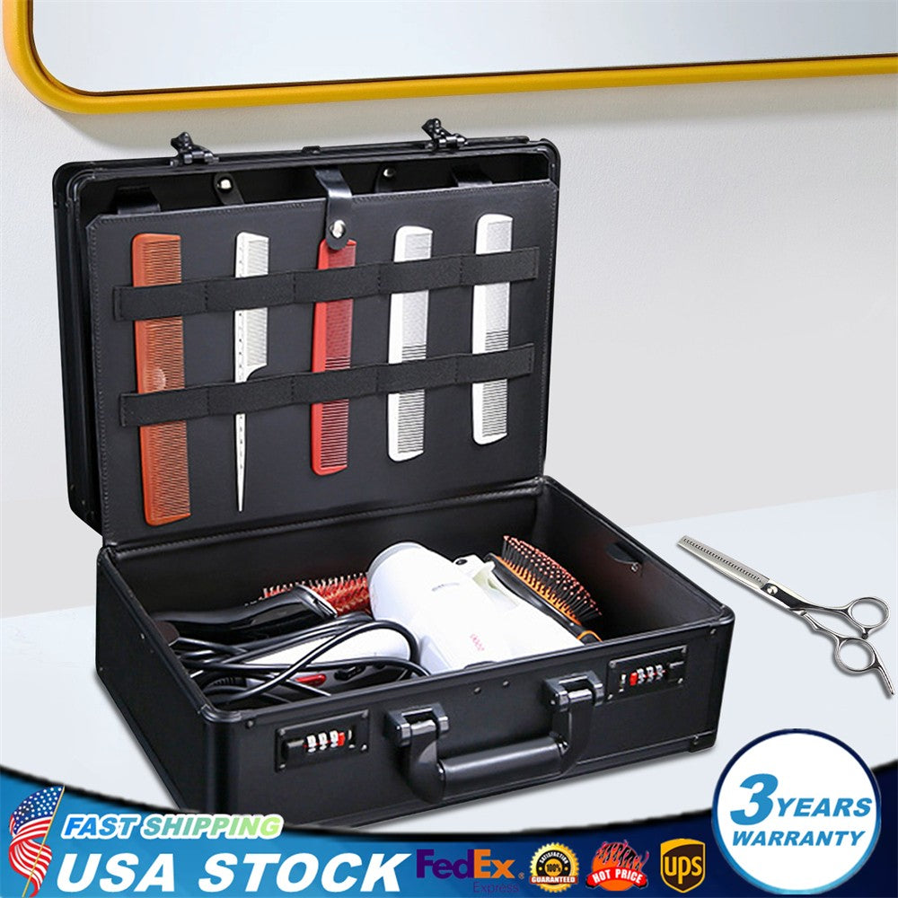 Portable Barber Carrying Case Styling Tools Accessories Travel
