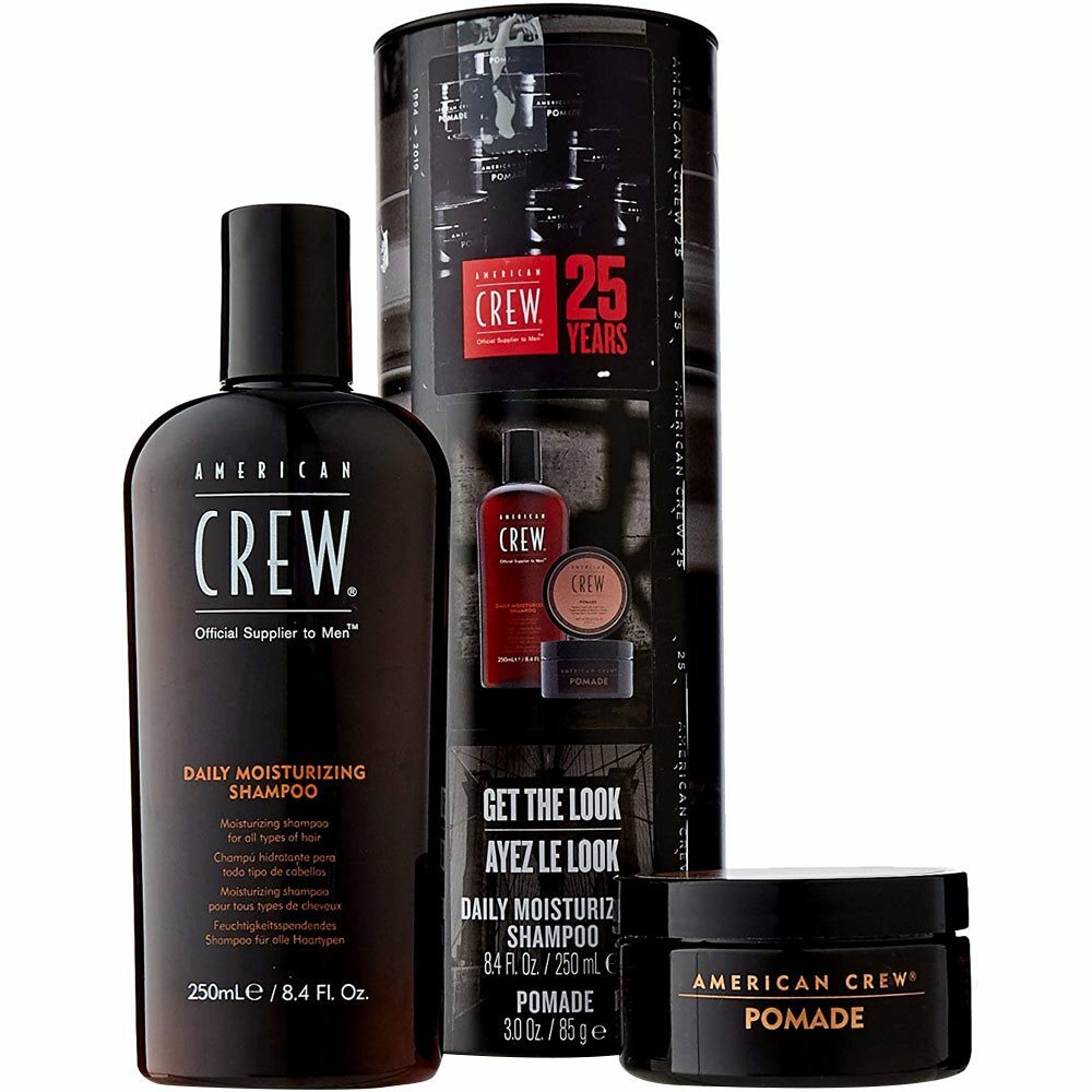 *6-Kits* American Crew Daily Moisturizing Shampoo 8.4 Oz & Pomade 3