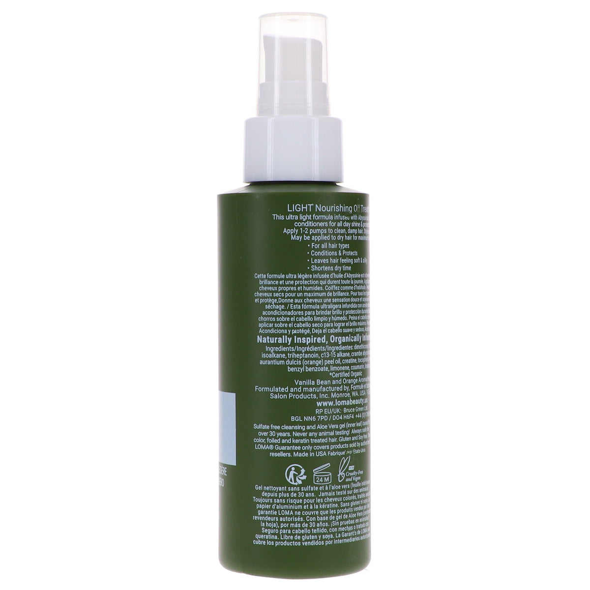 Light Nourishing Hair Oil Treatment for All Hair Types - 3.4 oz