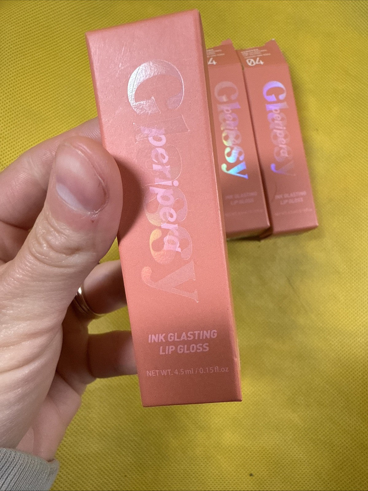 Non-Sticky Lip Gloss Set - All Day Glow, 3 Pack, 04 Shade