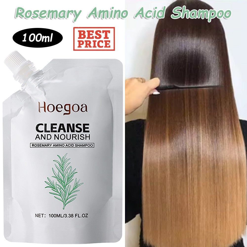 Amino Acid Shampoo with Rosemary for Hair Loss & Scalp Care - 4 Pack