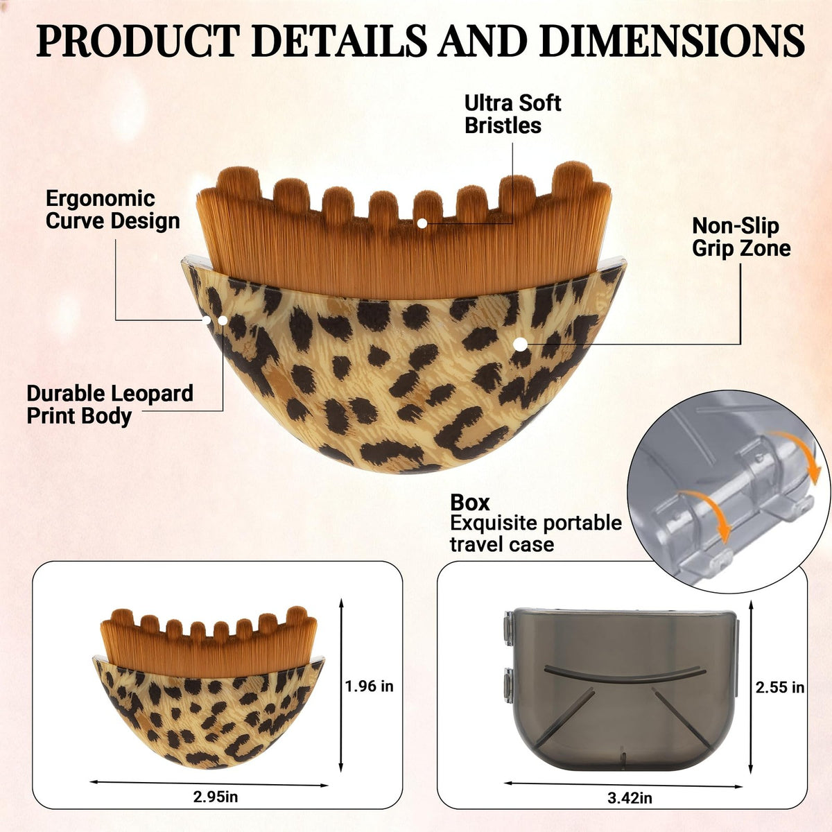 Lymphatic Contour Face Brush – Ultra-Soft Bristles for Jawline & Puffiness