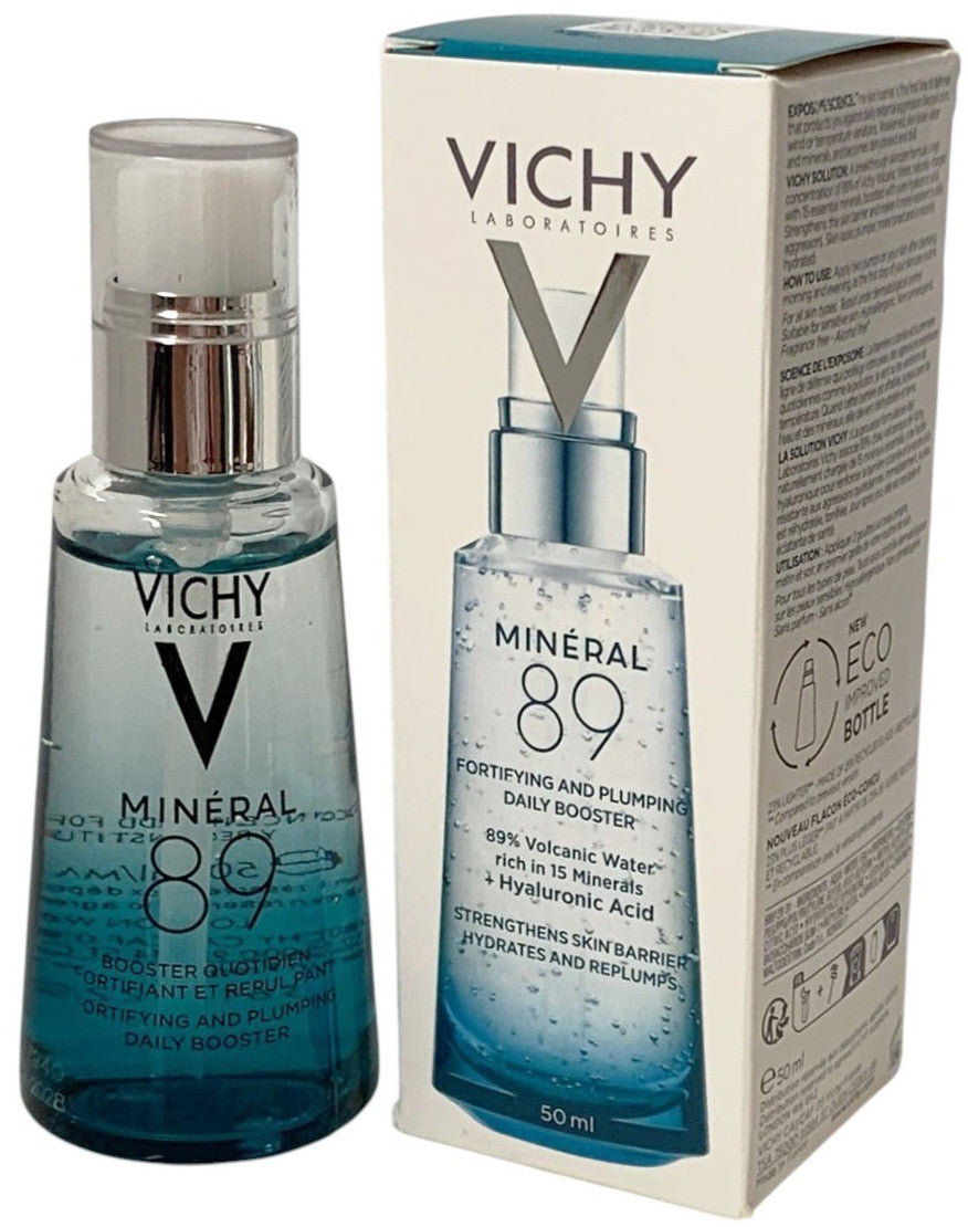 Vichy Mineral 89 Skin Fortifying Daily Booster with Hyaluronic Acid - 1.69oz