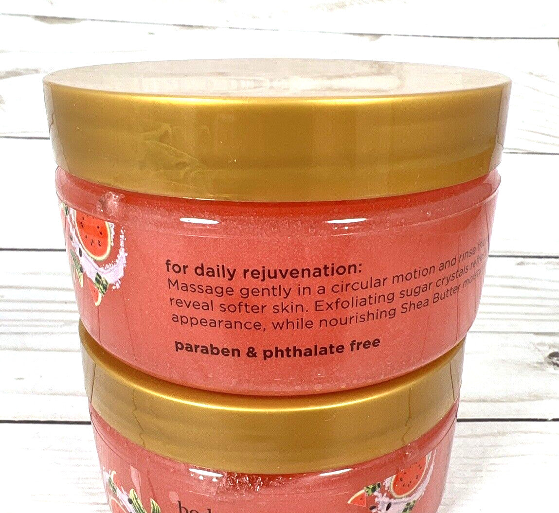 Bodycology Watermelon Splash Exfoliating Sugar Scrub 10.5oz (2Pack)