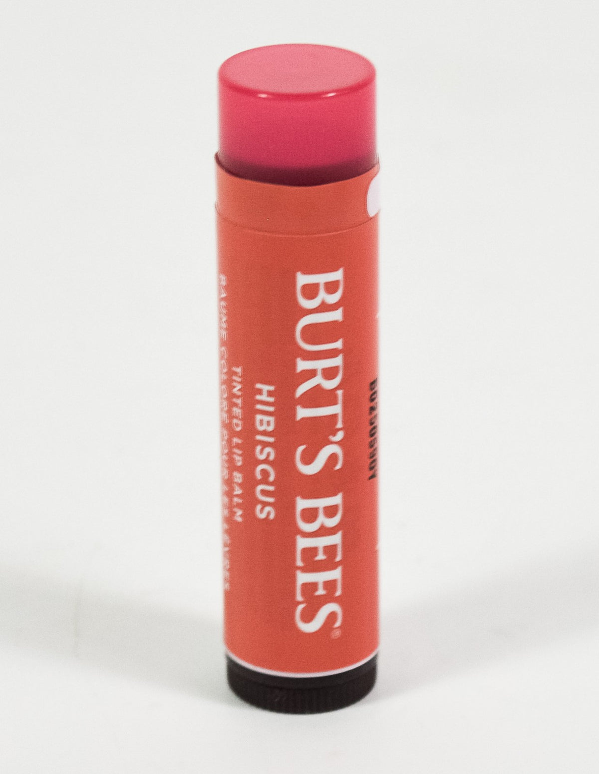 Set of 4 Tinted Lip Balms with Hibiscus Tint - Natural Burt's Bees 0.15oz Sticks Sealed