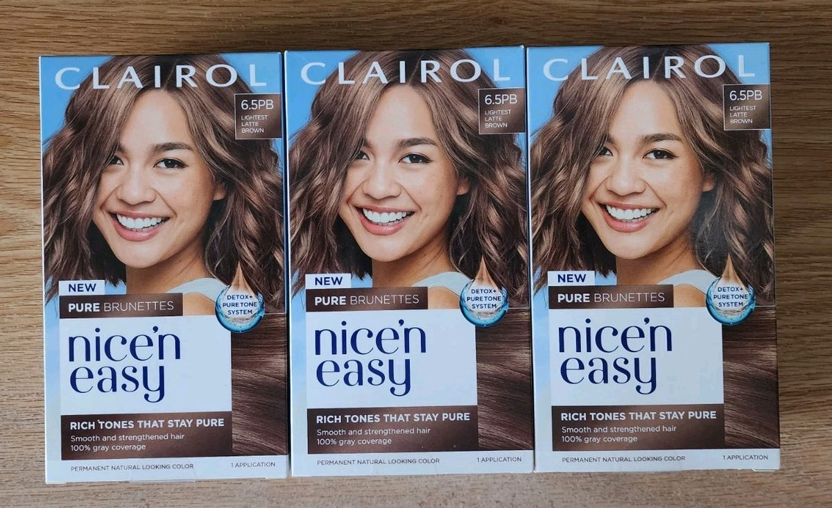 Clairol Nice'n Easy 6.5PB Lightest Latte Brown Permanent Hair Color