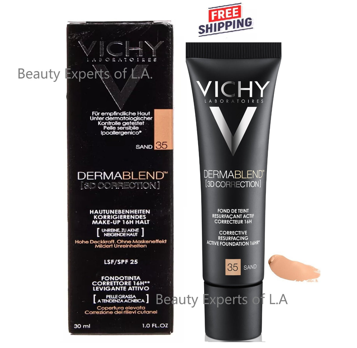 Dermablend 3D Corrective Foundation SPF25 16HR - Shade Sand 35