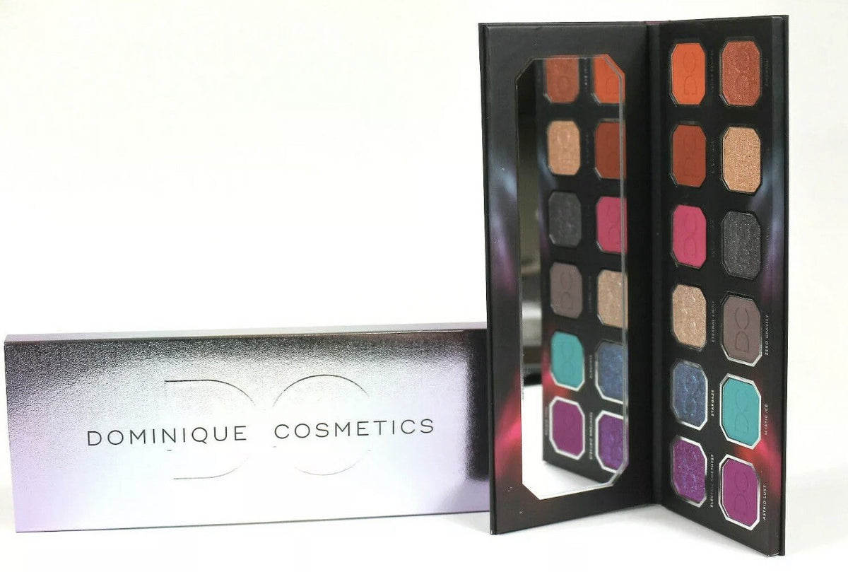 12-Shade Eyeshadow Palette with Colorful and Metallic Shades - New