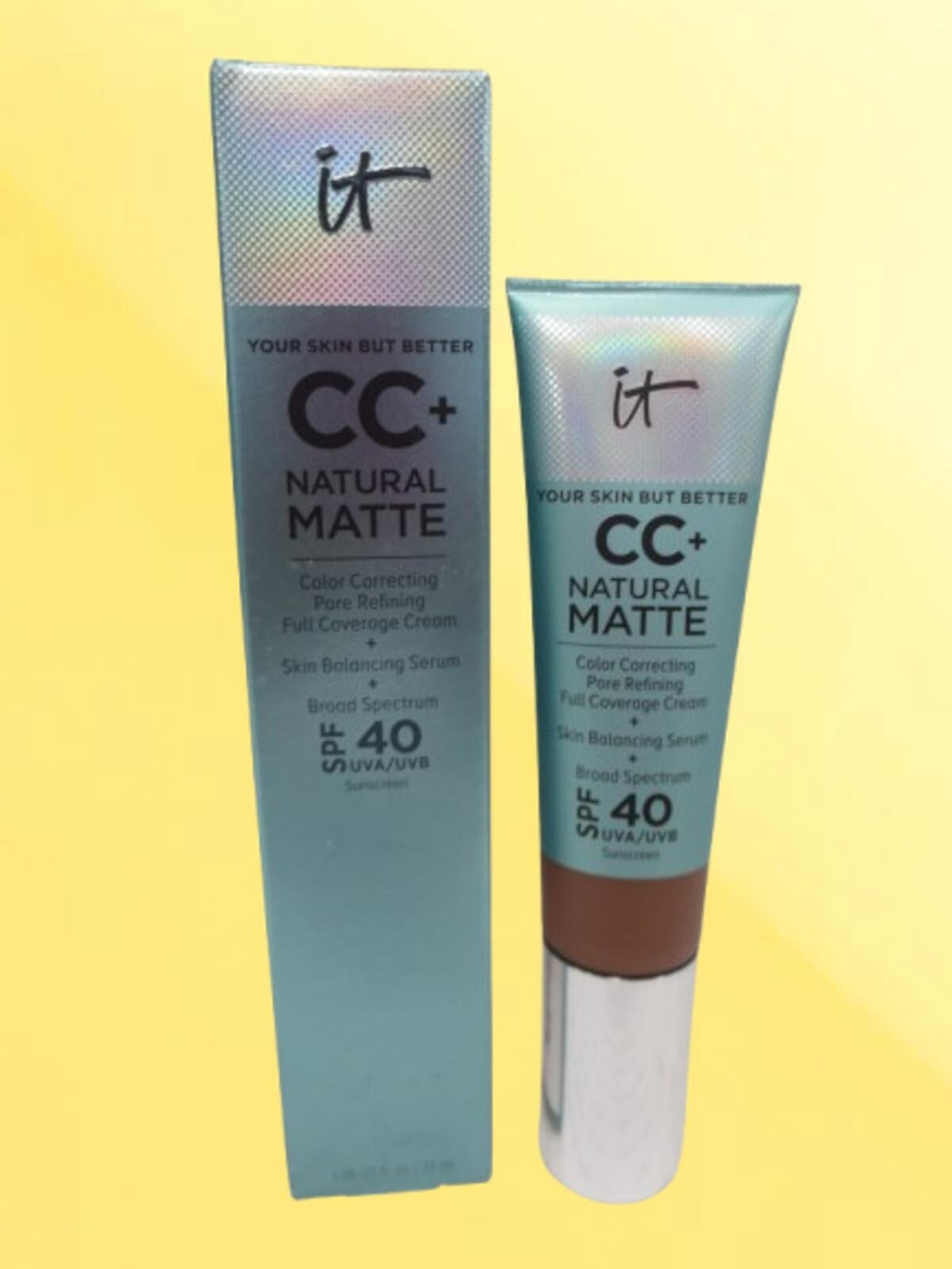 IT Cosmetics CC+ Natural Matte Color Correcting SPF40 Deep 1.08 oz