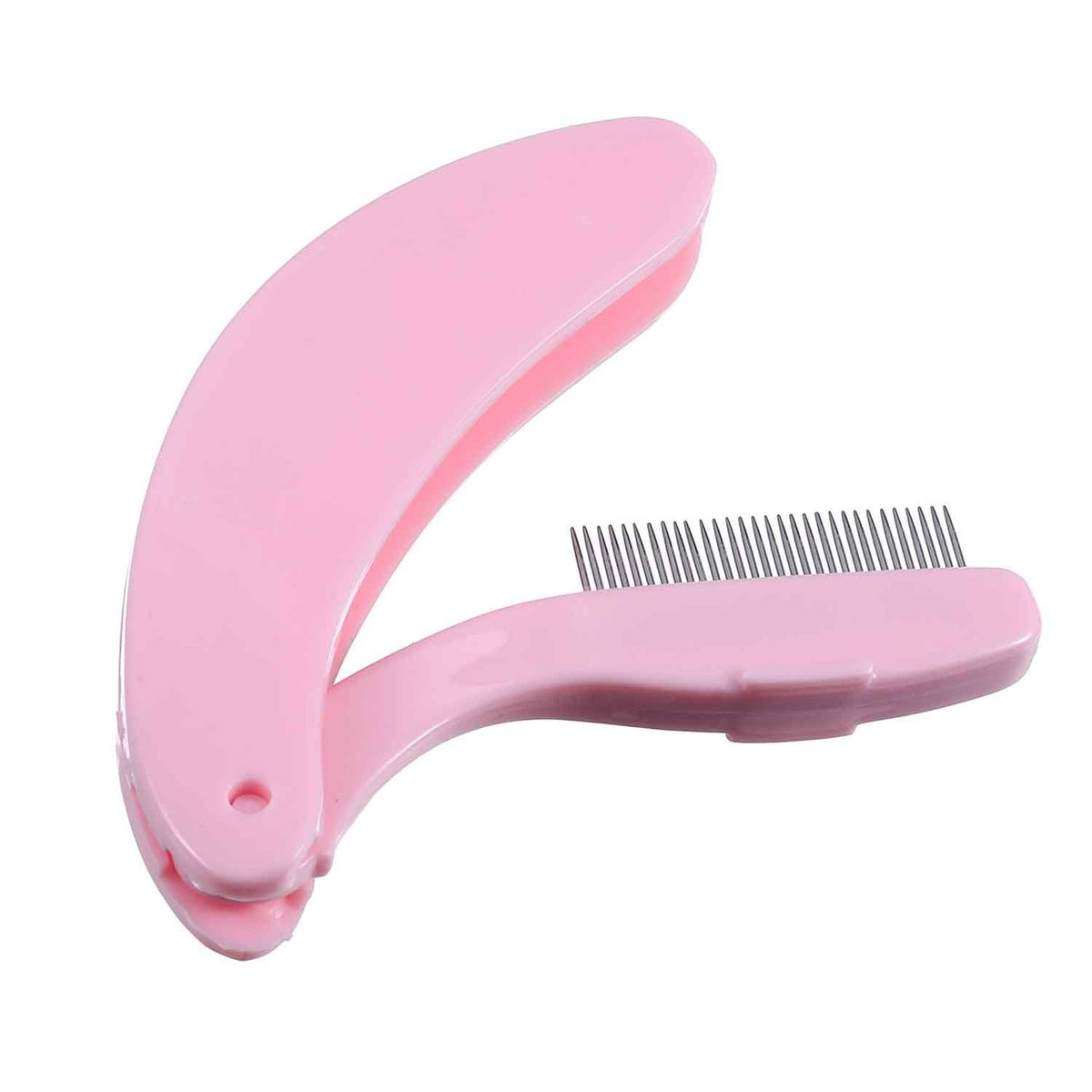 4 Pack Folding Eyelash Comb with Metal Teeth - Eyebrow Separator & Lash Tool