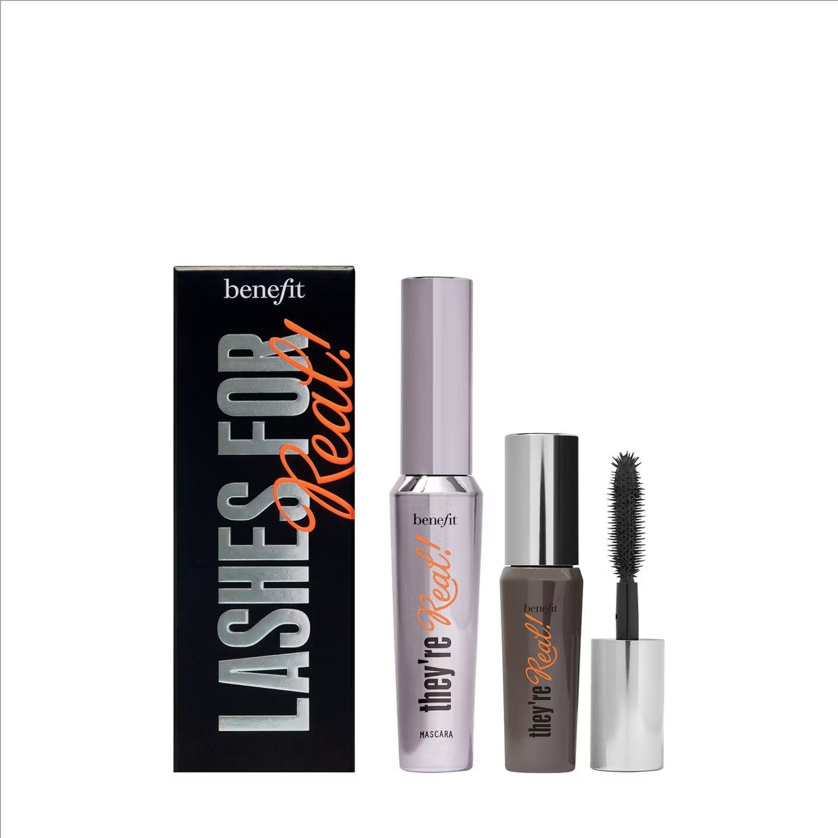 Lengthening Mascara Set - 2 Pack, Longwear Lash & Brow Enhancing Duo