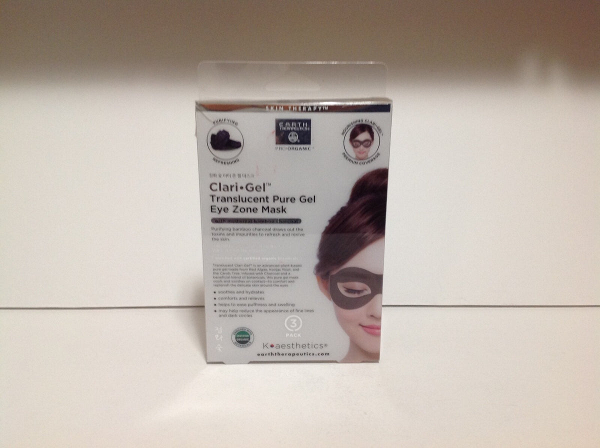 ClariGel Pure Gel Eye Mask with Bamboo Charcoal - 3 Masks