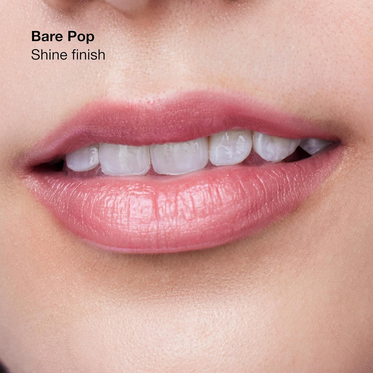 Clinique Longwear Shine Lipstick #02 Bare Pop Full Size - Lip Makeup