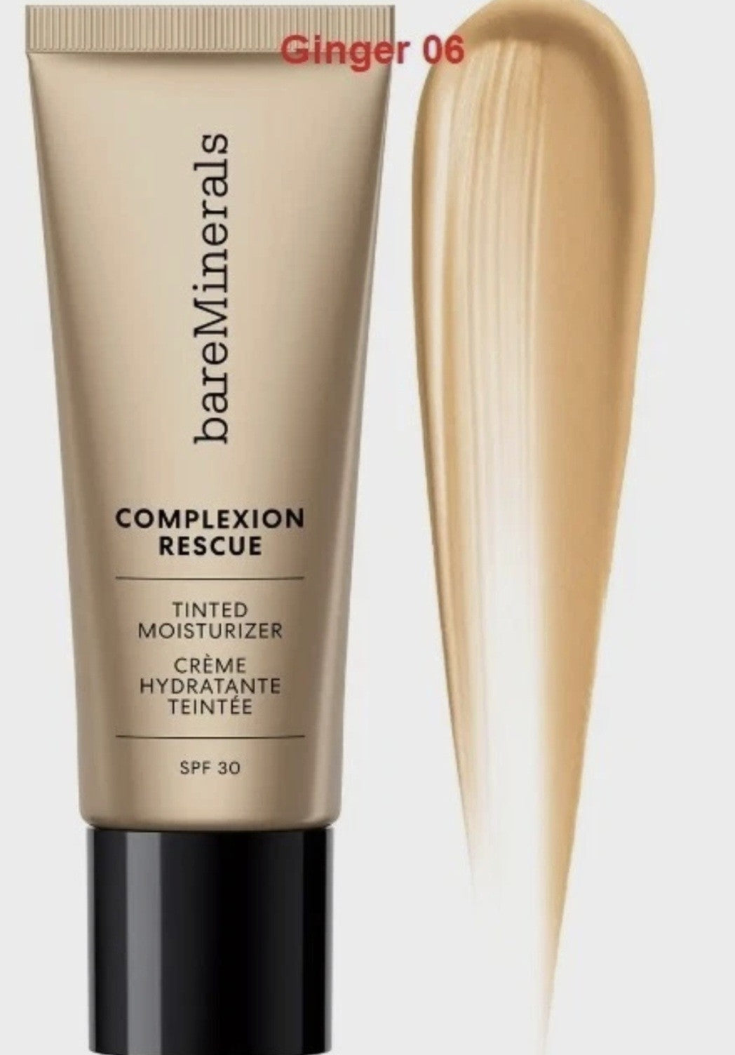 BareMinerals Complexion Rescue Tinted Moisturizer SPF 30 in Ginger + Free Face Brush