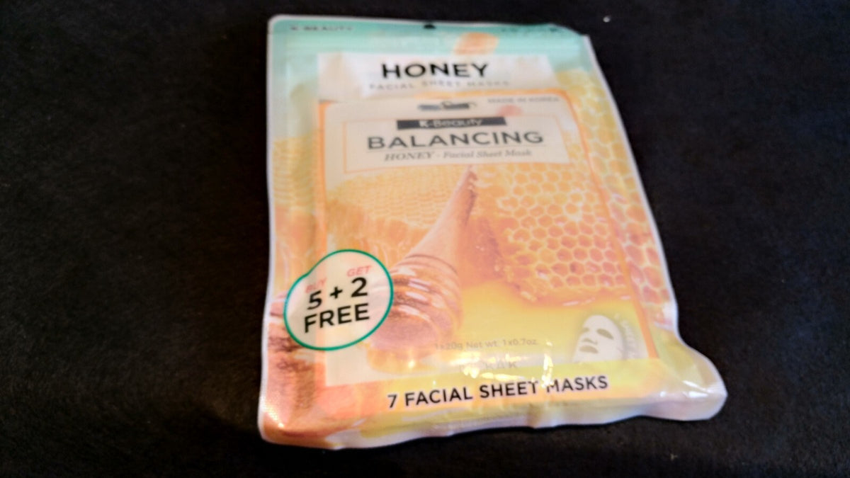 Honey Balancing Facial Sheet Mask - Pack of 7