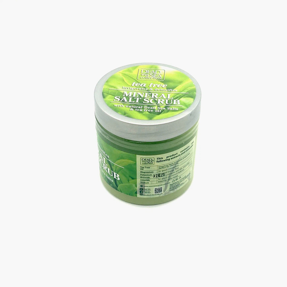 Dead Sea Collection Tea Tree Exfoliating Glow Mineral Salt Scrub