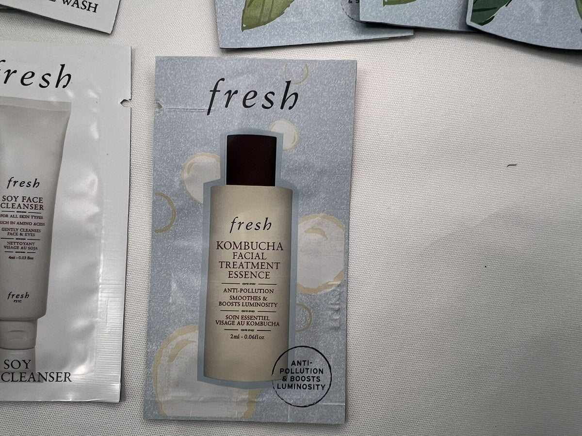 15-Piece Fresh Sample Lot - Cleanser, Black Tea Mask & Kombucha