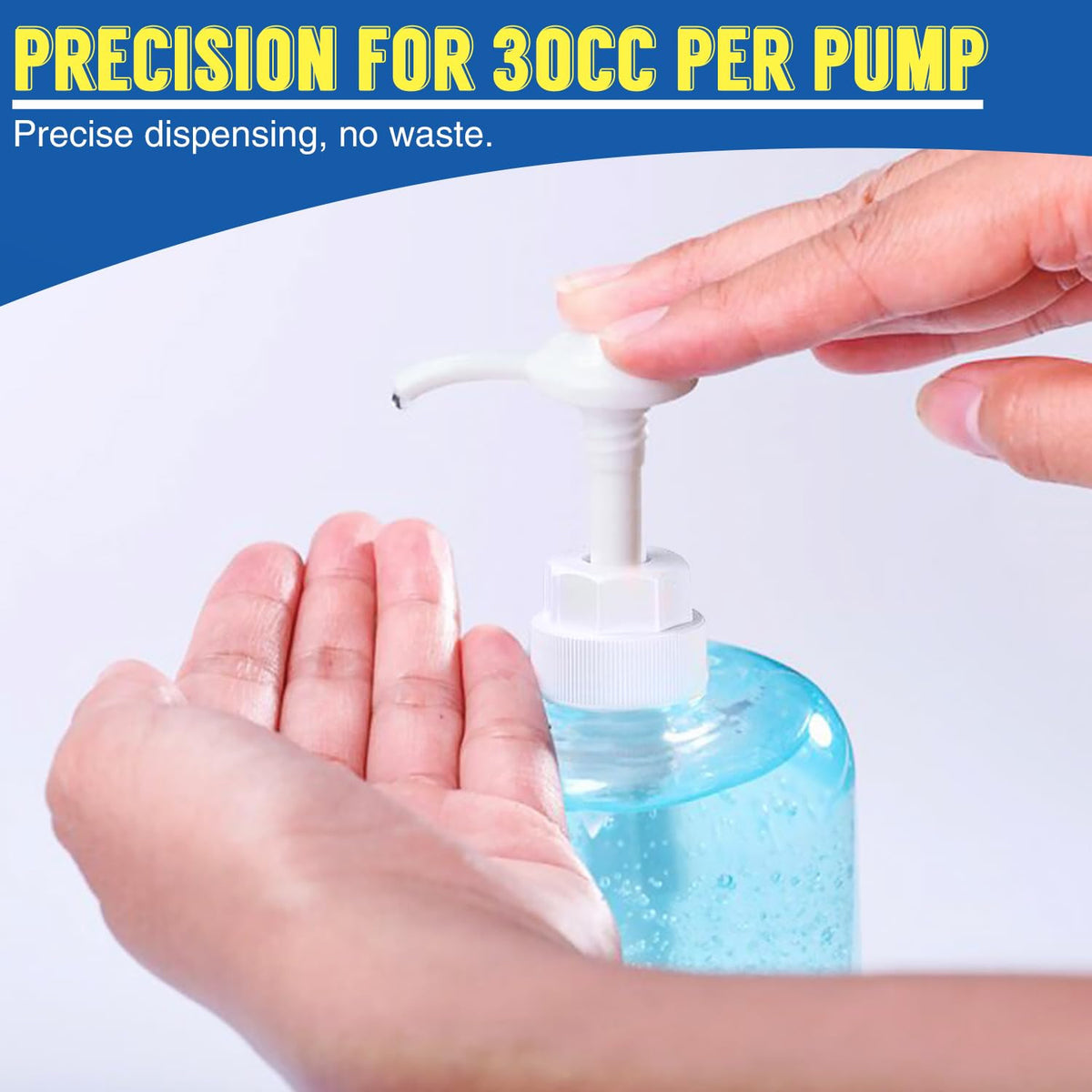 2 Pack 5 Gallon Pump Dispenser for Liquid Containers - 1 oz Output