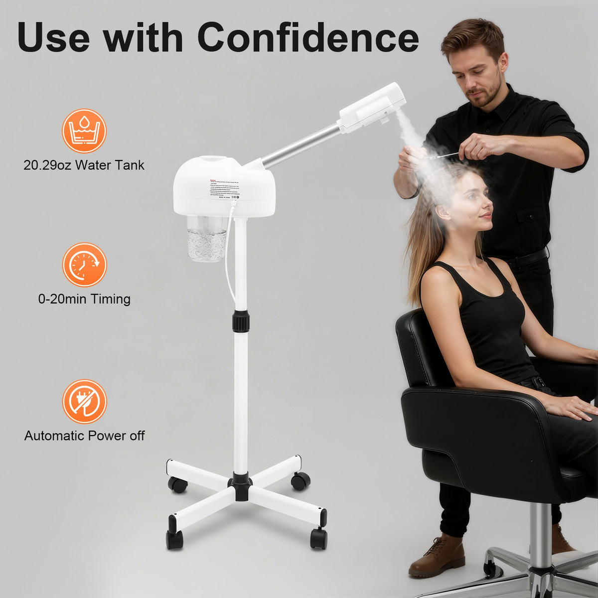 Facial Steamer with Ozone - Professional Skin Care Tool