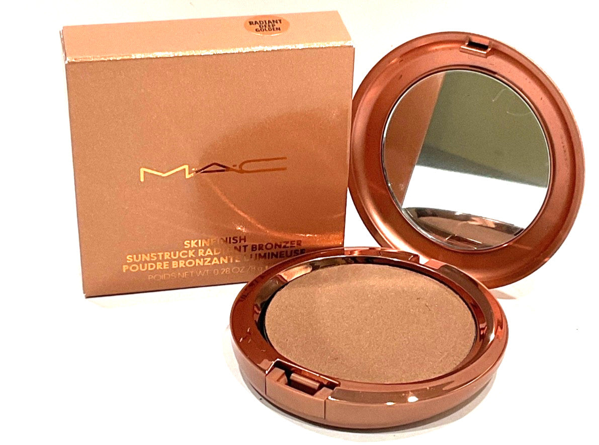 MAC Sunstruck Radiant Deep Golden Bronzer 0.28oz - Natural Sun-Kissed Glow